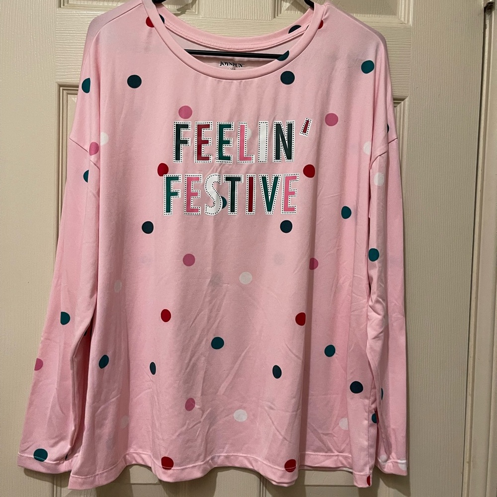 Pink Polka Dot Pajama set